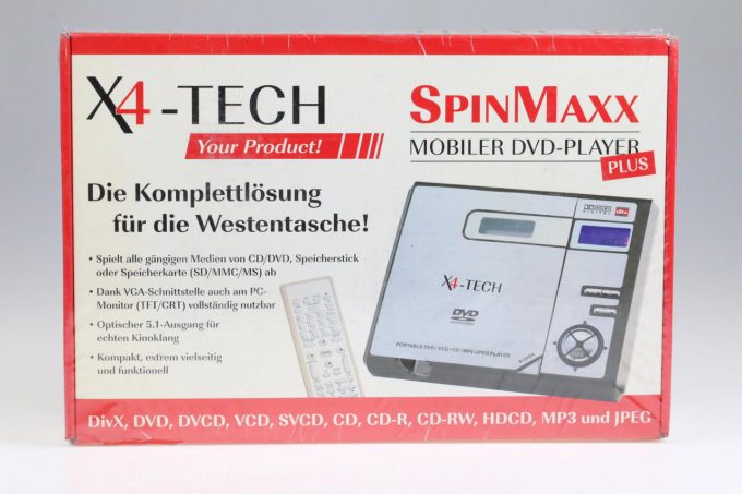 SpinMaxx X4-TECH DVD Player