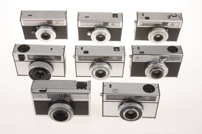 Agfa SUCHERKAMERA SET - 8 Kameras
