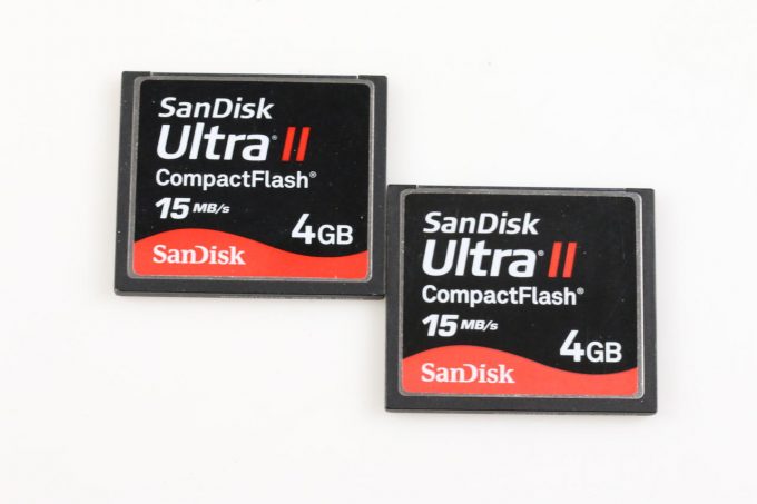 Sandisk Ultra II CF-Karten 4 GB