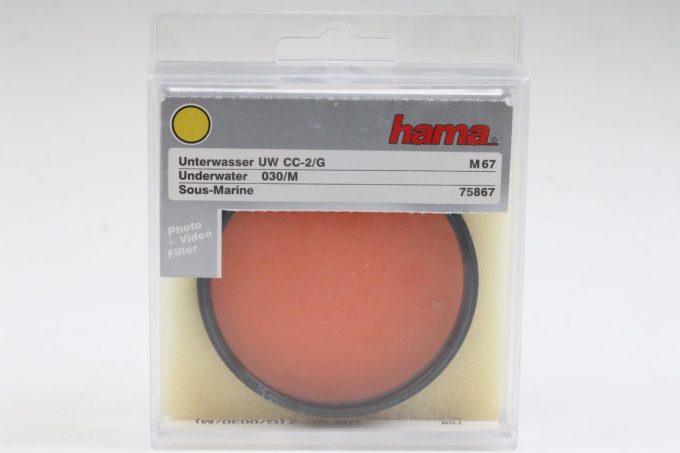 Hama Orangefilter UW CC-2/G Unterwasserfilter 67mm