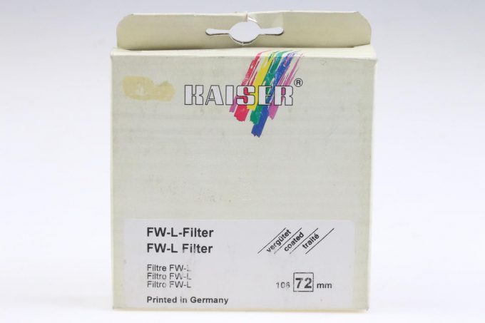 Kaiser FW-L Filter 72mm