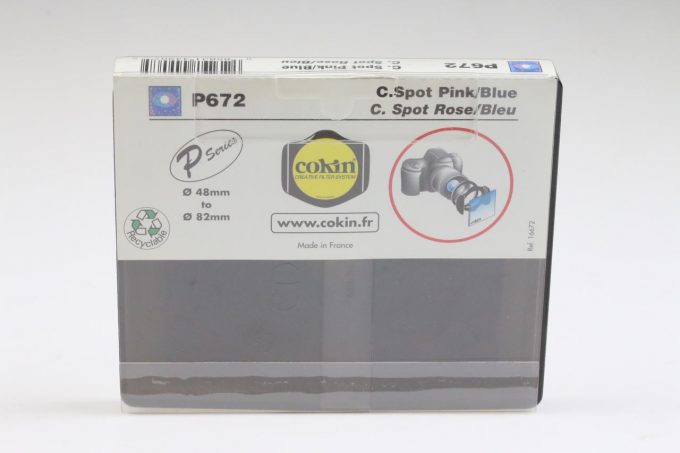 Cokin P 672 Center Spot Pink/blau Filter