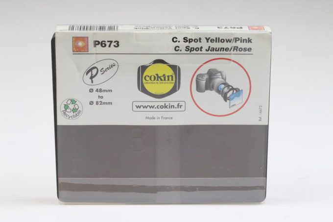 Cokin P673 Center Spot Gelb/Pink Filter