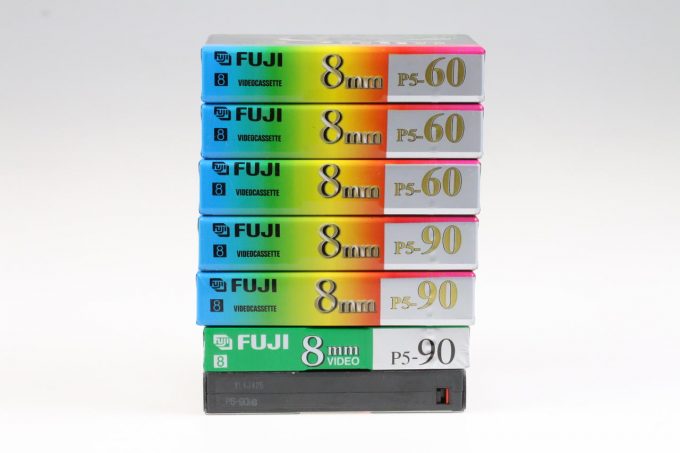 FUJIFILM 8mm Videokassette P5-60/90 - 7 Stück