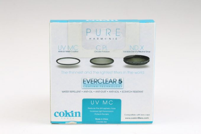 Cokin UV 0 Pure Harmonie 39mm Filter