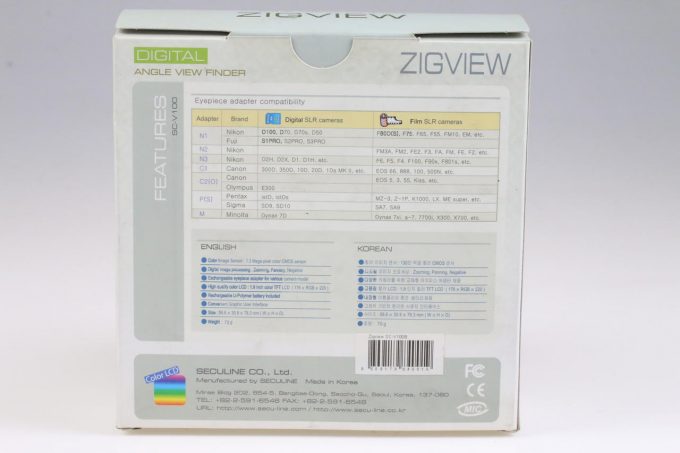 ZIGView SC-V100 Digital View Finder