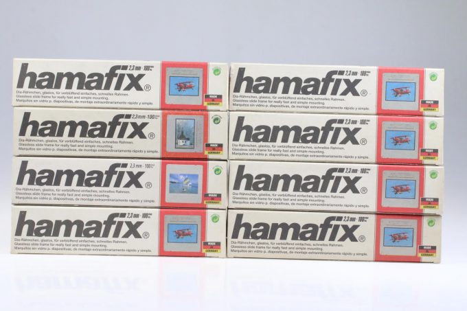 Hama hamafix 2,3mm Diarahmen 100 Stück - 8 Packungen