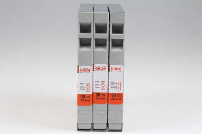 Gepe Filmspulen 8mm für 90m - 3 Stück