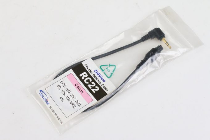 ZIGView RC22 Shutter Release Cable Canon