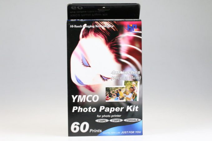 HiTi YMCO Photo Paper Kit 60 Bilder 4x6 inch