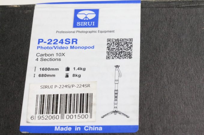 SIRUI P 224SR Einbeinstativ Carbon