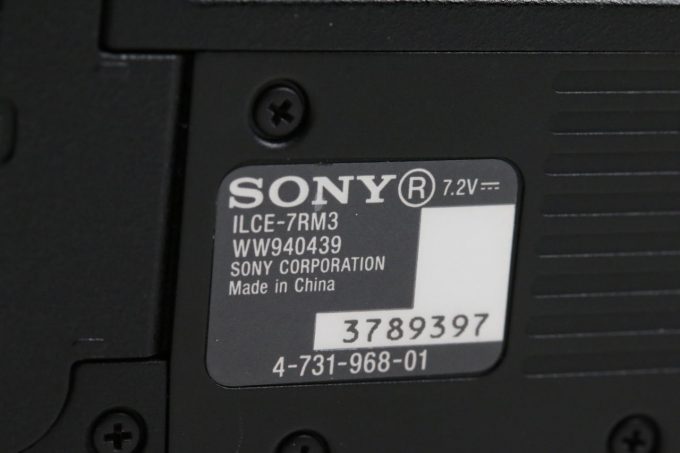 Sony Alpha 7R III Gehäuse - #3789397