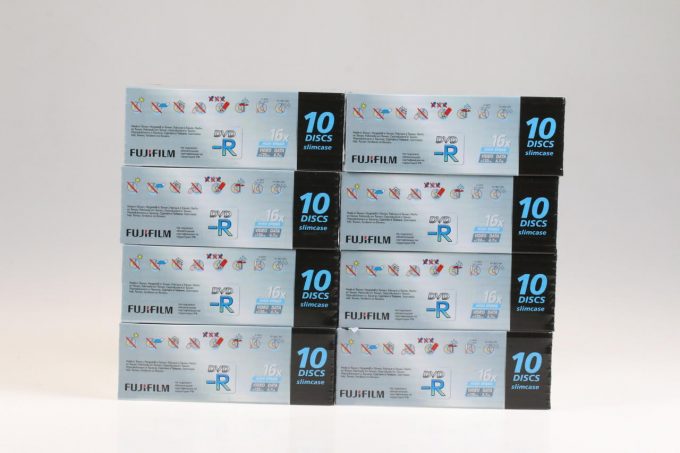 FUJIFILM DVD -R 4,7GB 10er Pack - 8 Stück (80CDs)
