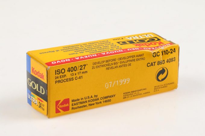 Kodak Gold 110 - expired 1999