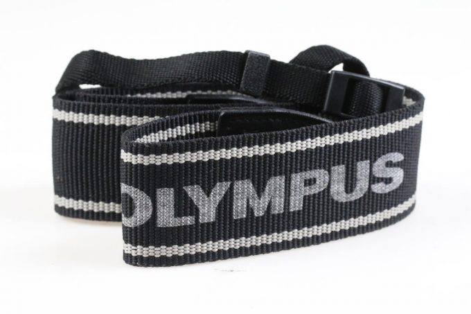 Olympus Tragegurt - schwarz mit silberner Aufschrift