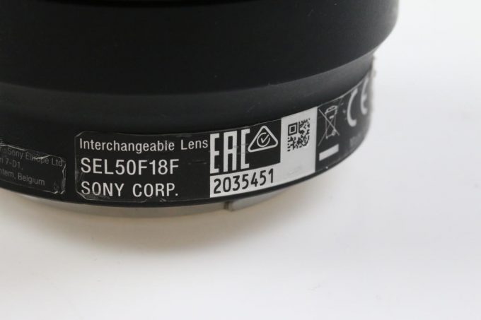 Sony FE 50mm f/1,8 - #2035451