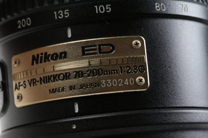 Nikon AF-S 70-200mm f/2,8 G ED VR - #330240