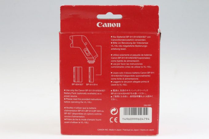 Canon VL-10Li Videolicht mit Akku