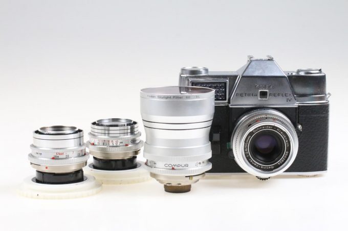 Kodak Retina Reflex IV (Typ 051) SET - 4 Objektive - #76163