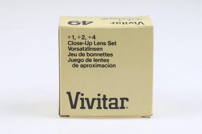 Vivitar Nahlinsen Satz 49mm +1+2+4