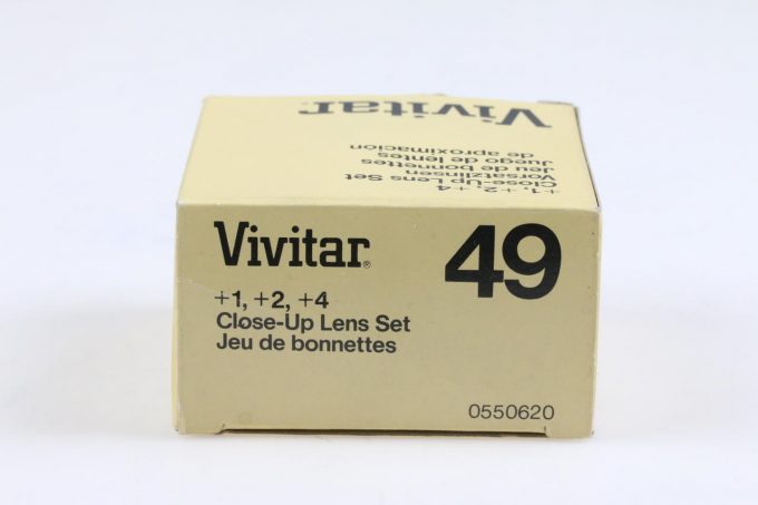 Vivitar Nahlinsen Satz 49mm +1+2+4