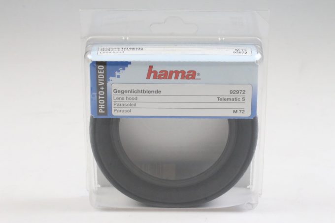 Hama Gummi Sonnenblende - 72mm telematic S