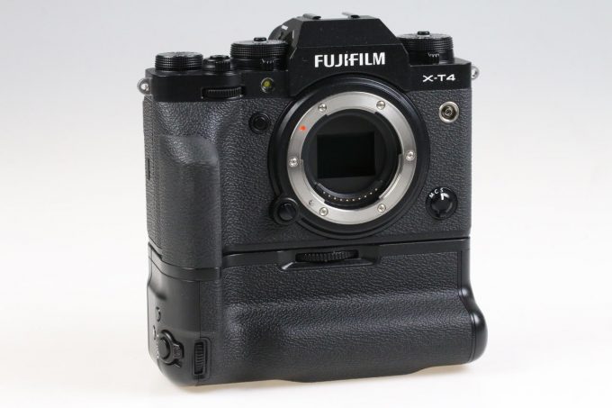 FUJIFILM X-T4 Gehäuse - Schwarz mit Griff VG-XT4 - #0BQ14440