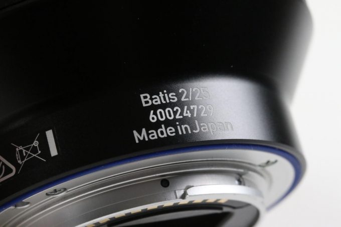 Zeiss Batis T* 25mm f/2,0 für Sony E (FE) - #60024729