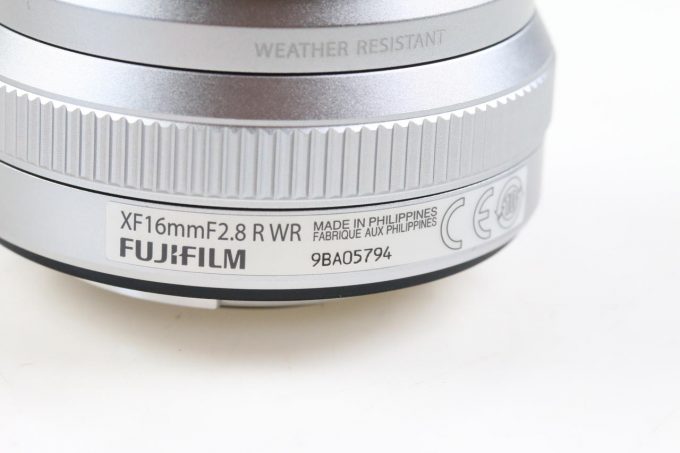FUJIFILM Fujinon XF 16mm f/2,8 R WR - silber - #9BA05794
