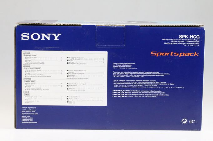 Sony Sportspack Handycam SPK-HCG