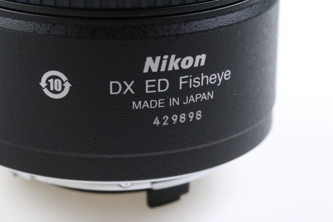 Nikon AF DX Fisheye-Nikkor 10,5mm f/2,8 G ED - #429898