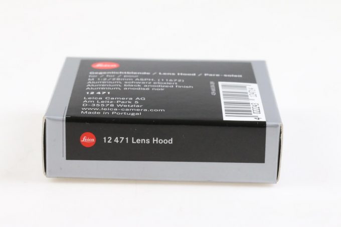 Leica Blende für M 28mm f/2,0 ASPH schwarz 12471 - Image 2