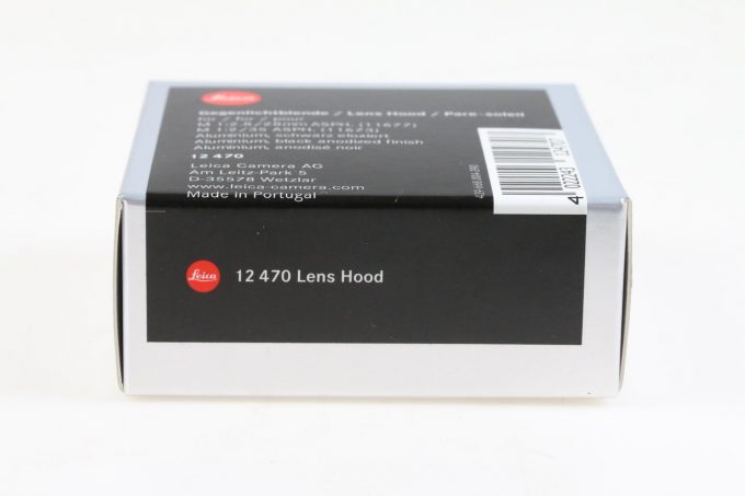 Leica Blende für M 28mm f/2,8 / 35mm f/2,0 ASPH schwarz 12470