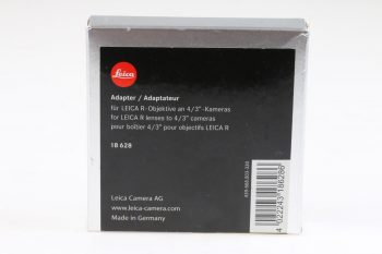 Leica Adapter für R-Objektive am 4/3 Kameras - 18628