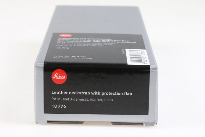 Leica Tragriemen mit Schutzlasche schwarz für M/X 18776