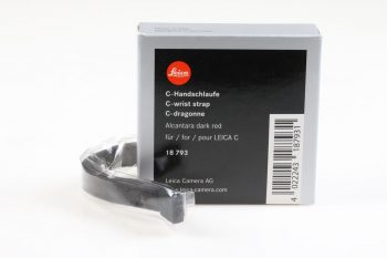 Leica C-Handschlaufe Alcantara dark red für C 18793