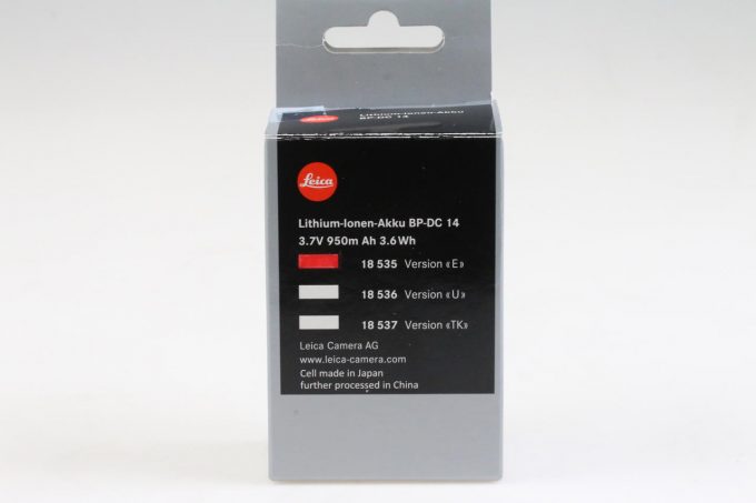 Leica Battery Pack BP-DC14 18535