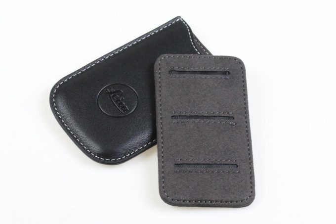 Leica SD-Karten und Kreditkarten Etui schwarz 18538