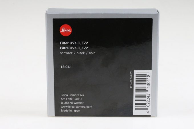 Leica UVa II E72 13041 Filter