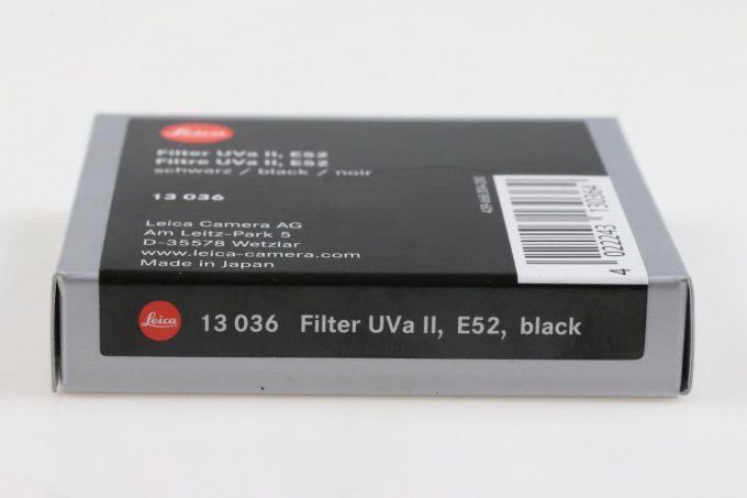 Leica UVa II Filter E52 13036