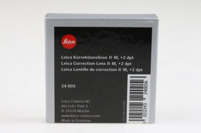Leica Korrektionslinse II +2.0 für Leica M 24005