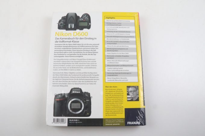 Buch Nikon D600 - Franzis