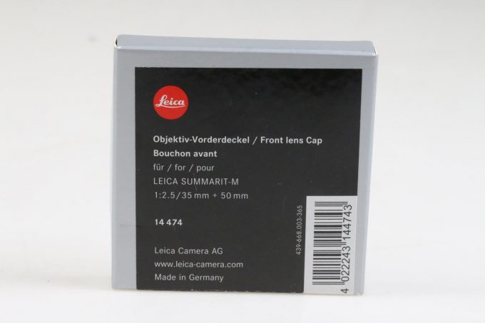 Leica Objektivdeckel für Summarit-M 35/50mm 14474