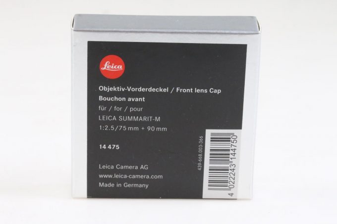 Leica Objektivdeckel für Summarit-M 75/90mm 14475