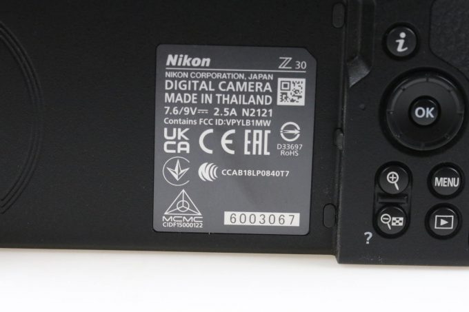 Nikon Z30 Gehäuse - #6003067
