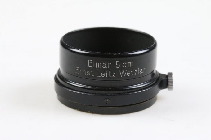 Leica Sonnenblende für Elmar 5cm mit Feststellschraube, Gelbfilter