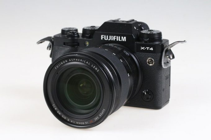 FUJIFILM X-T4 mit XF 16-80mm R OIS WR Schwarz - #OCQ16751