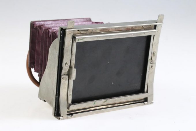 Klapp-Metallkamera 9x12cm mit Blasbalgenverschluss