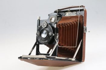 KWD Patent Etui 9x12cm braun Luxus