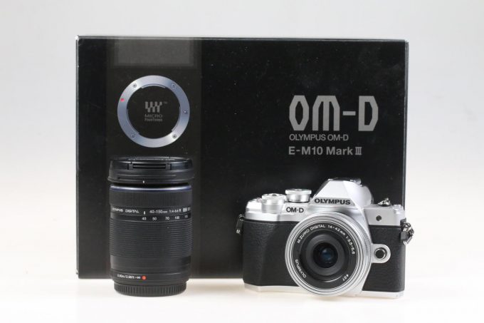 Olympus OM-D E-M10 Mark III Double Zoom Kit - #BHXB06377